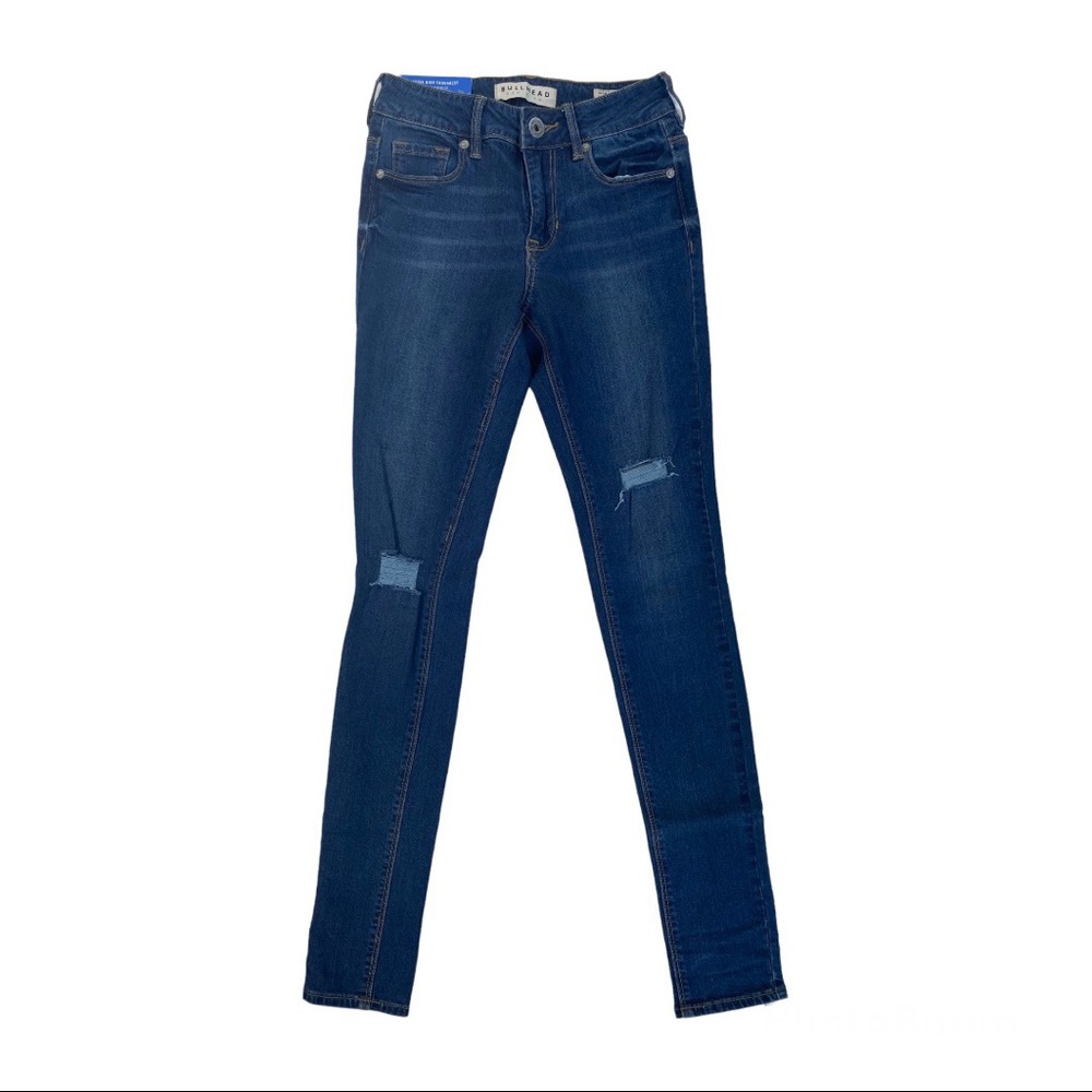 NWT Bullhead dark wash high rise skinny jeans (Size 0)